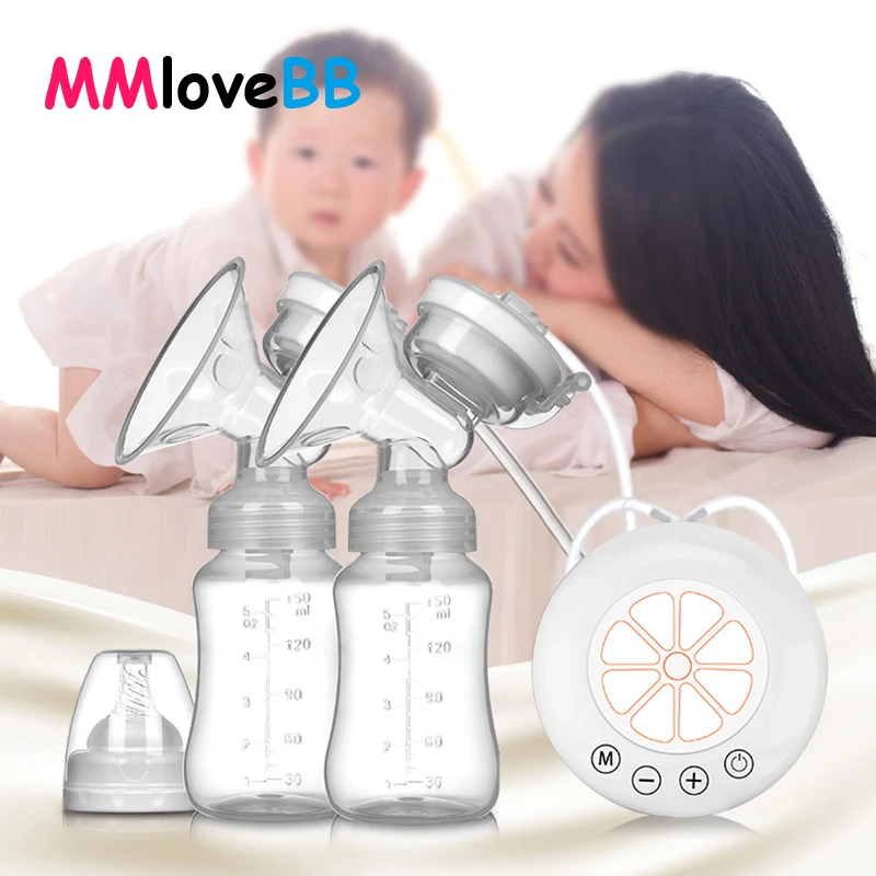 MMloveBB Электрический молокоотсос двойная Бутылка USB бутылка для хранения молока