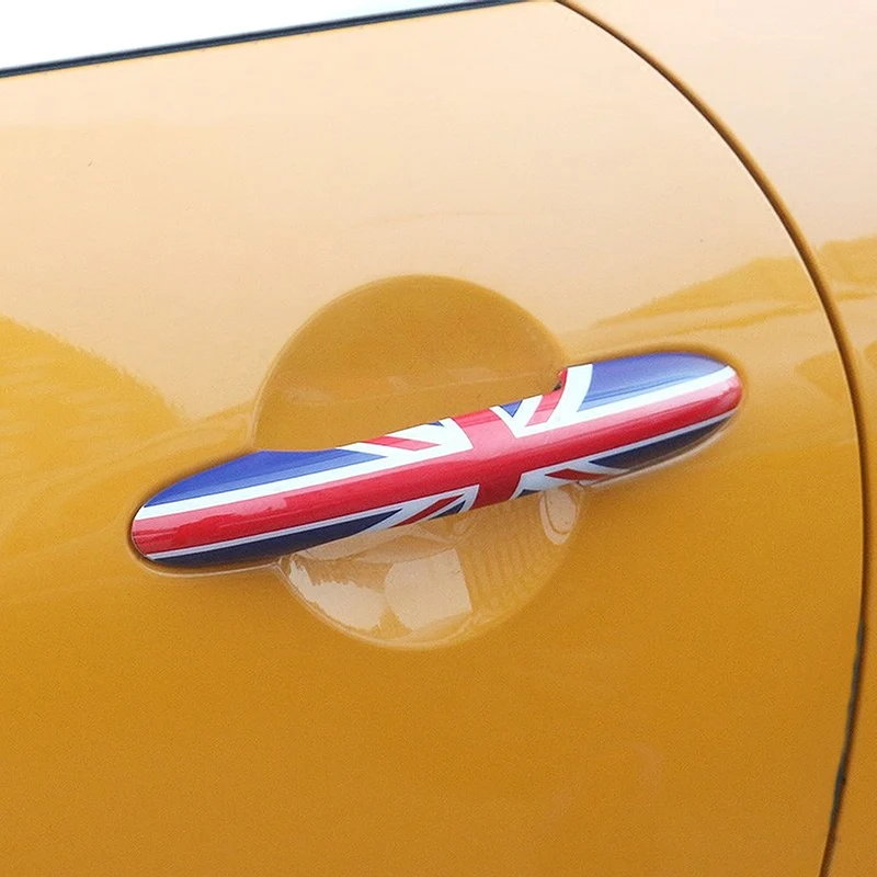 4 шт. стайлинга автомобилей дверные ручки крышки отделка наклейки для Mini Cooper One S JCW