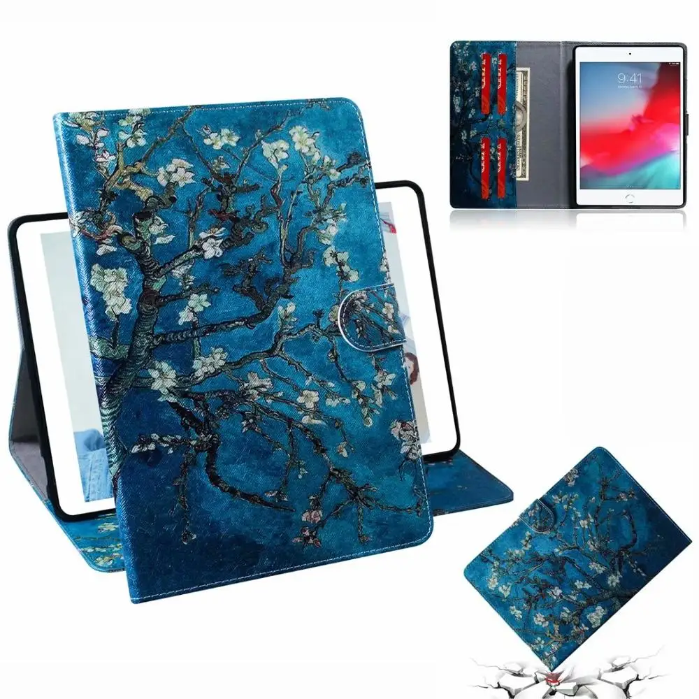Чехол для планшета Apple IPad Mini 1 2 3 4 5 7 9 дюйма Модный Цветной чехол-подставка из