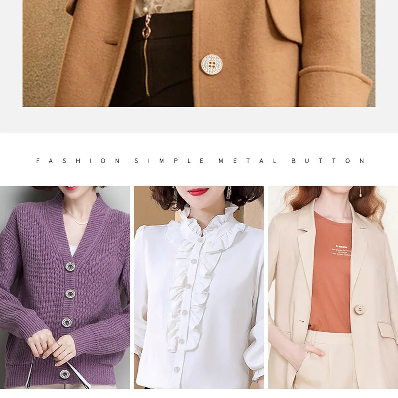 10 шт. металлические пуговицы | Дом и сад