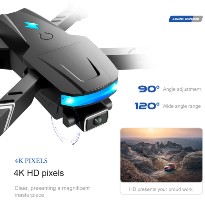 2021 новый ls 878 мини дрон 4k hd квадрако