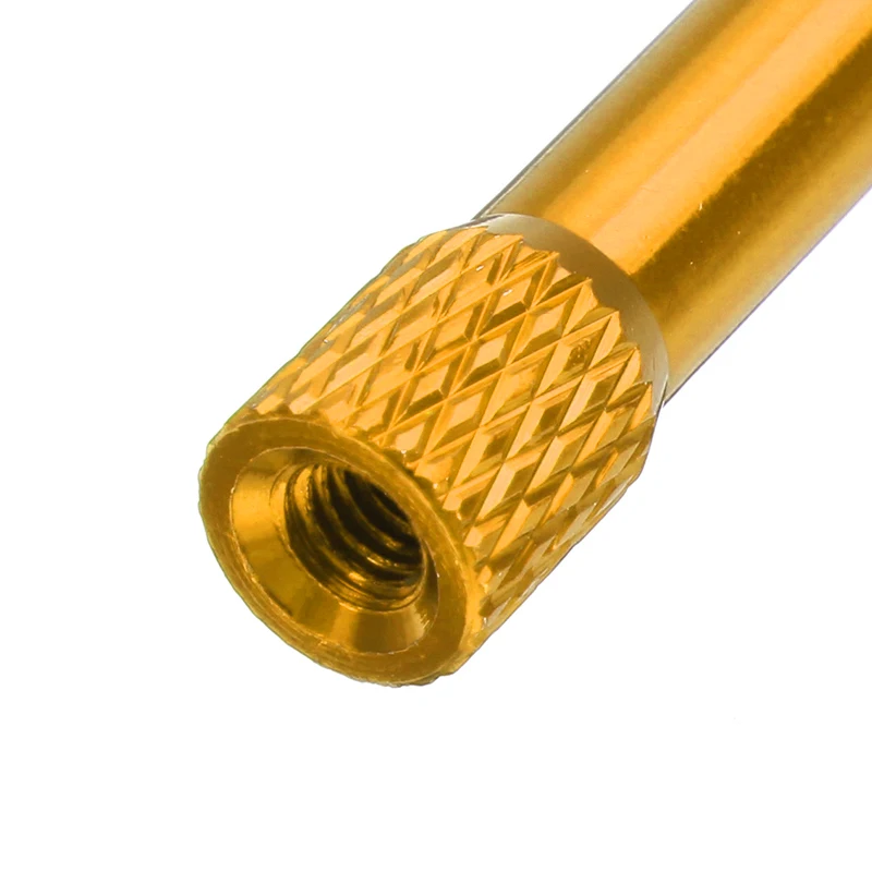 

M3AR4 10Pcs M3 25mm Knurled Standoff Aluminum Alloy Multicolor