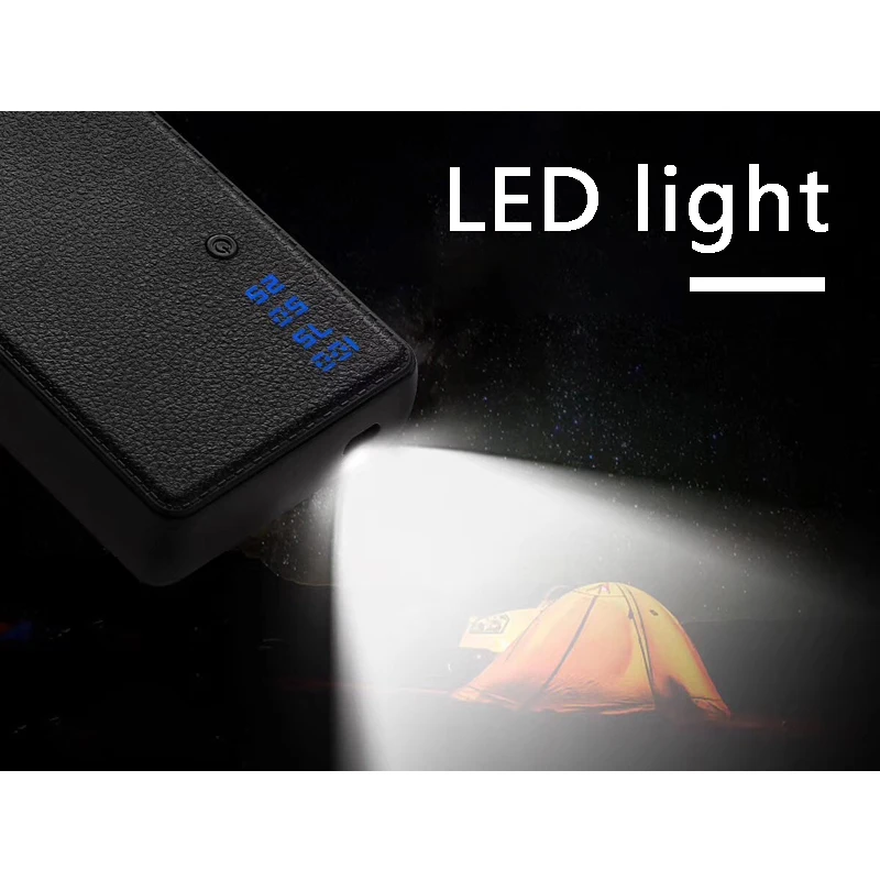 20000 внешний аккумулятор PoverBank 3USB lcd power Bank портативный мобильный телефон зарядное