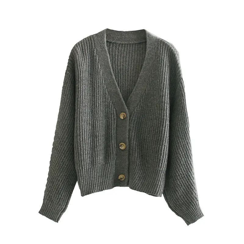 Новый элегантный модный теплый осенний зимний женский кардиган свитер с рукавом