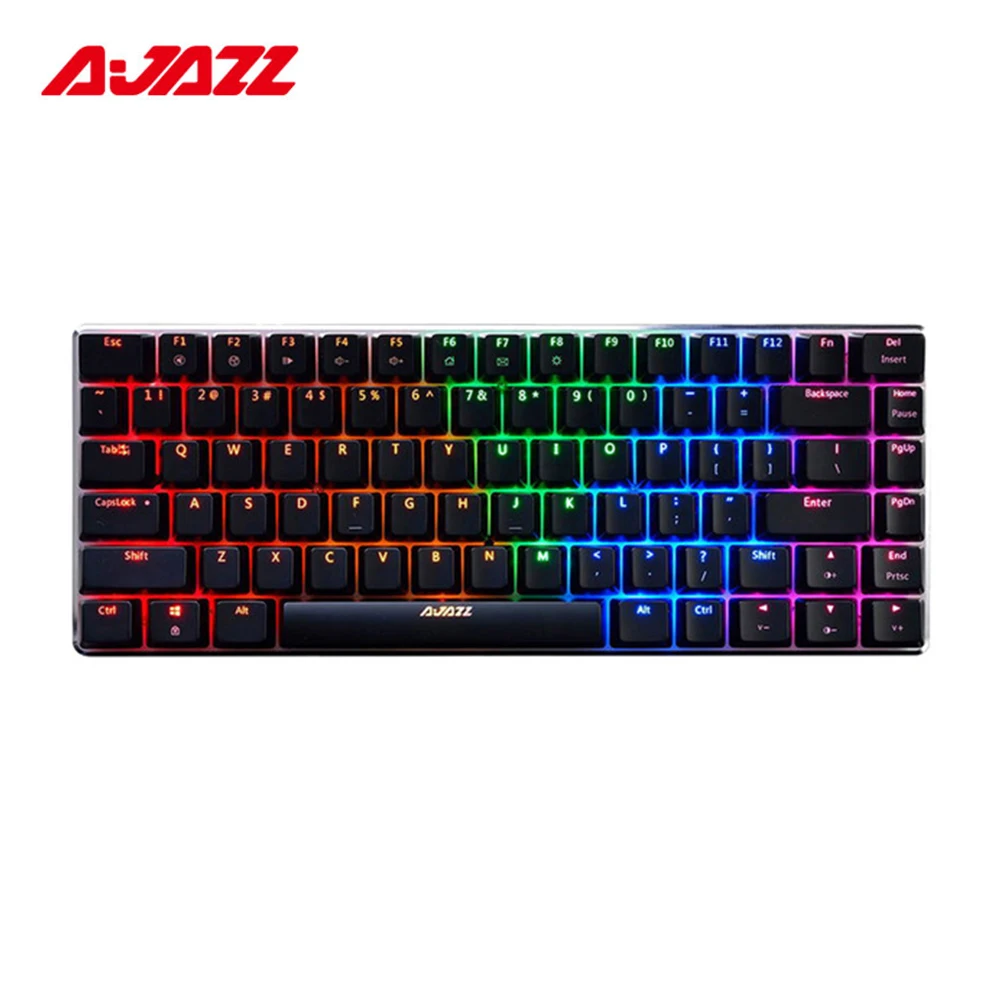 Механическая игровая клавиатура AJAZZ AK33 82 клавишная проводная русская/английская