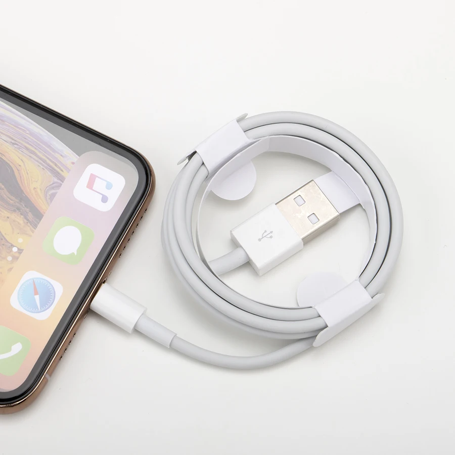 QMXD 10 шт./лот 1 м 8 pin 100 см оригинальный высококачественный USB кабель для iphone ipad Air