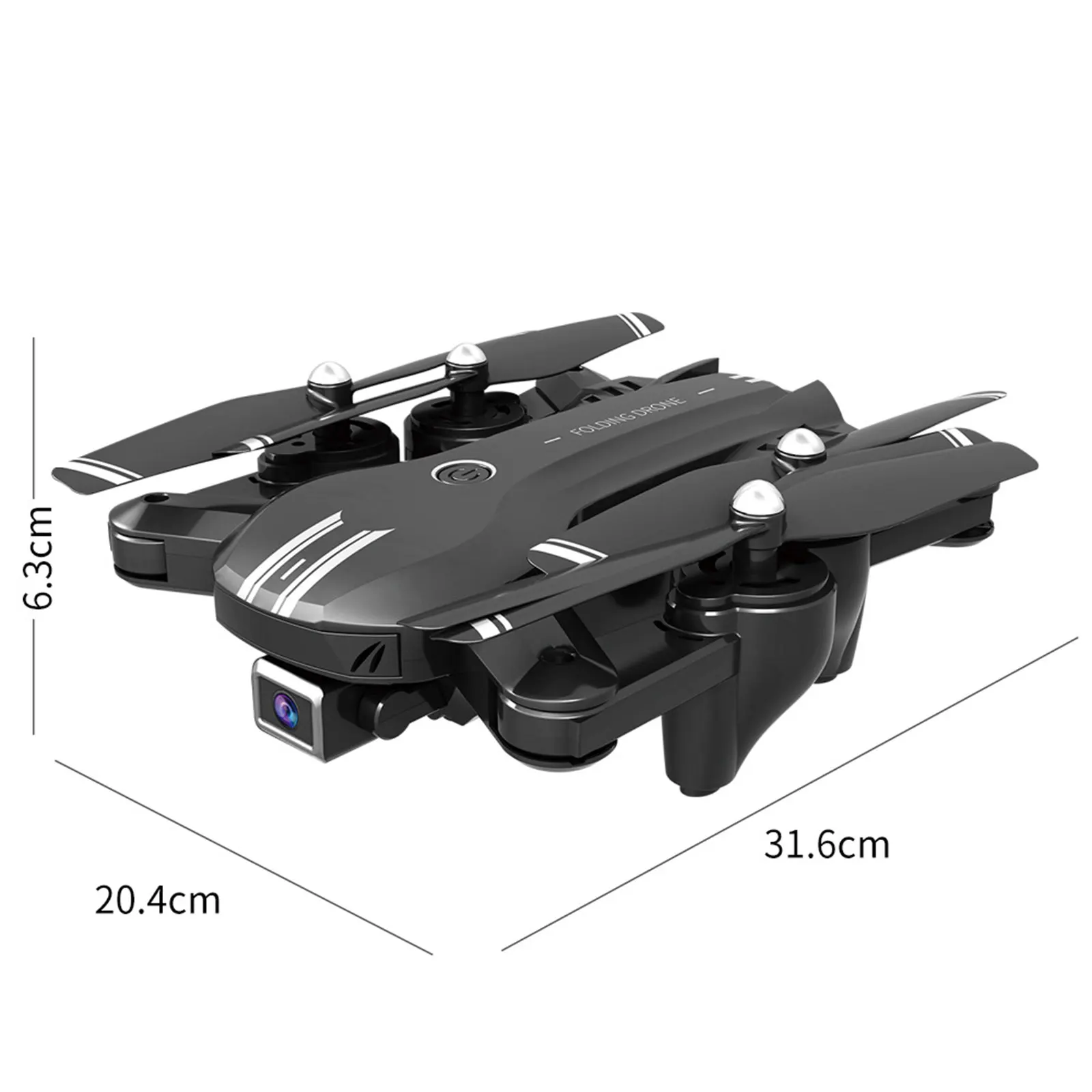 

4K Camera Drone 120\u00b0 Wide Angle Brushless Motor 90\u00b0 Electric Adjustment Folding Four-axis Aircraft Toy