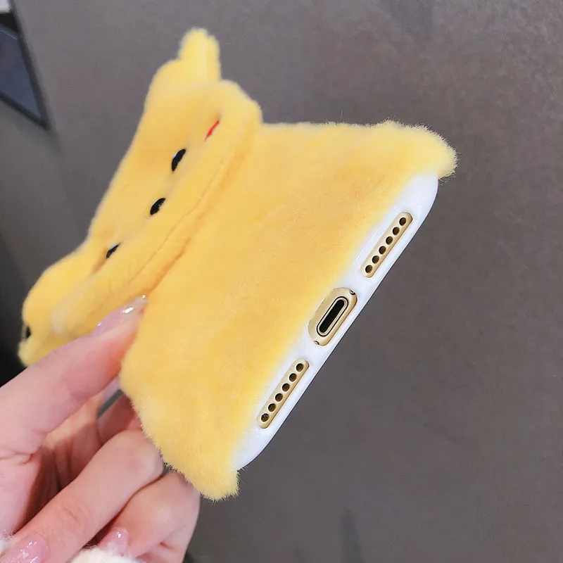 Kawaii аниме плюшевая pikachue панели телефона с рисунком силиконовый чехол для iphone X XS