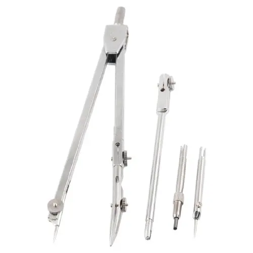 

Пластиковый чехол серебристого цвета с максимальным радиусом 21 см и компасом