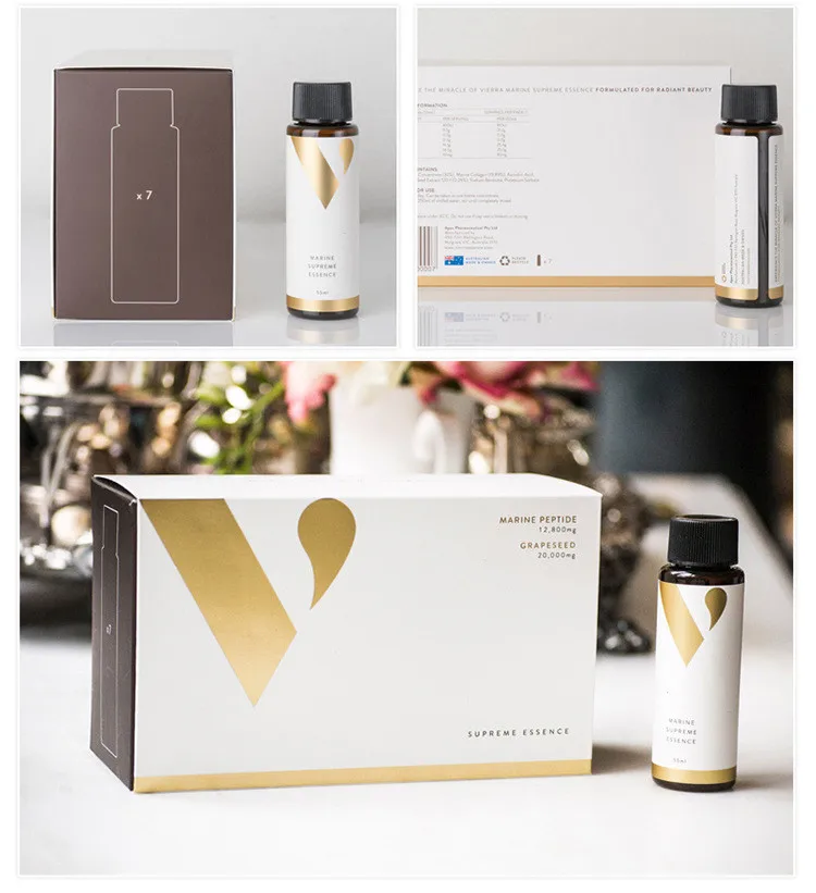 

O r a l solution Deep Sea Peptide Collagen Grape Seed Extract Anti-Wrinkle firming whitening smooth skin 7pcs/box