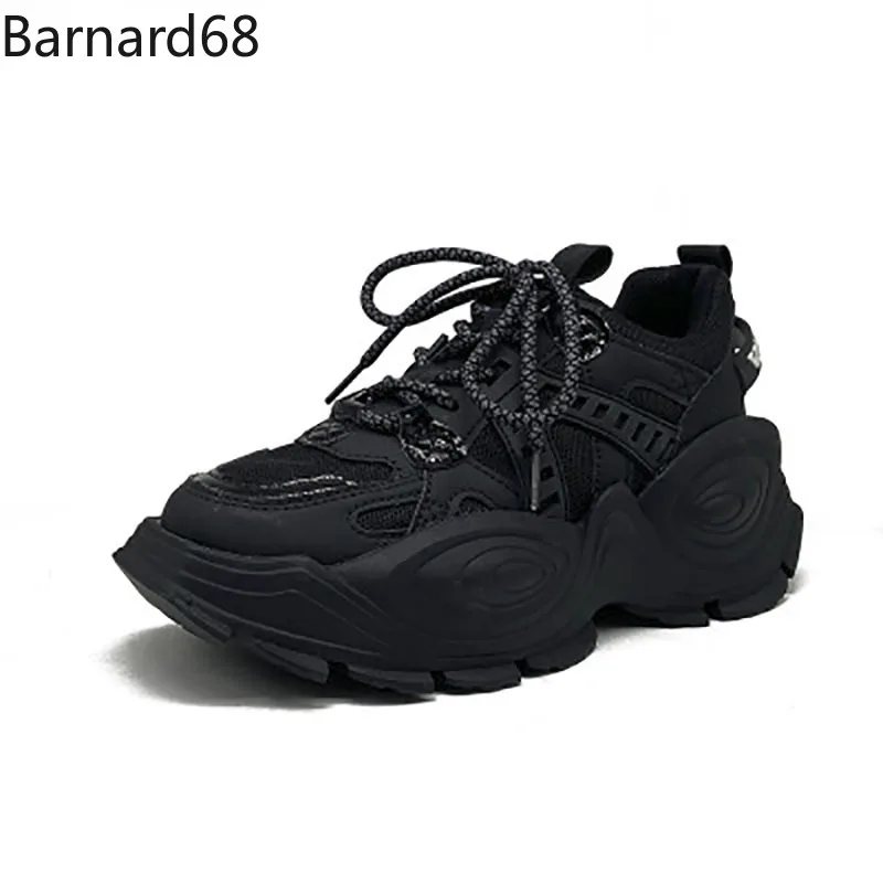 

outdoor Thick bottom Heighten Vulcanized shoes Women's fashion Bandage sneakers women Lightweight Breathable Casual sports shoes