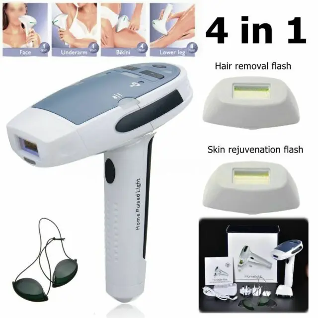 

Laser Epilator 4in1 Painless Permanent Hair Removal Bikini Trimmer Electric depilador for Body Face Leg Hair Armpit Private Part