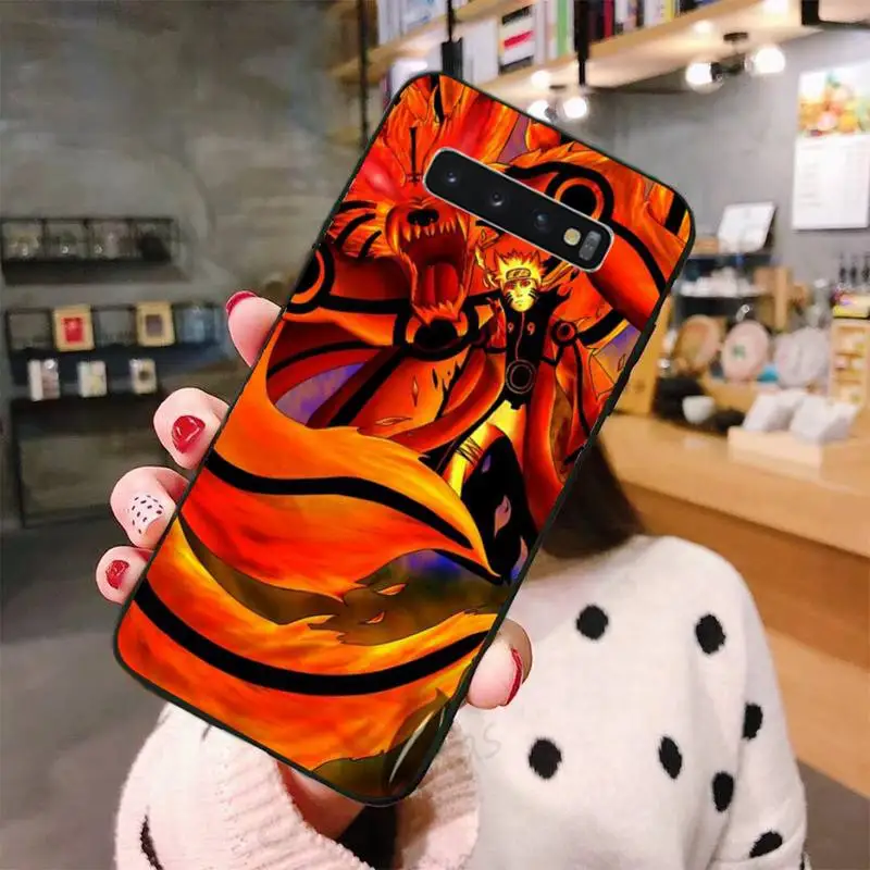 

NARUTO Kurama Demon Slayer Phone Case For Samsung A50 A51 A71 A20E A20S S10 S20 S21 S30 Plus ultra 5G M11 funda shell