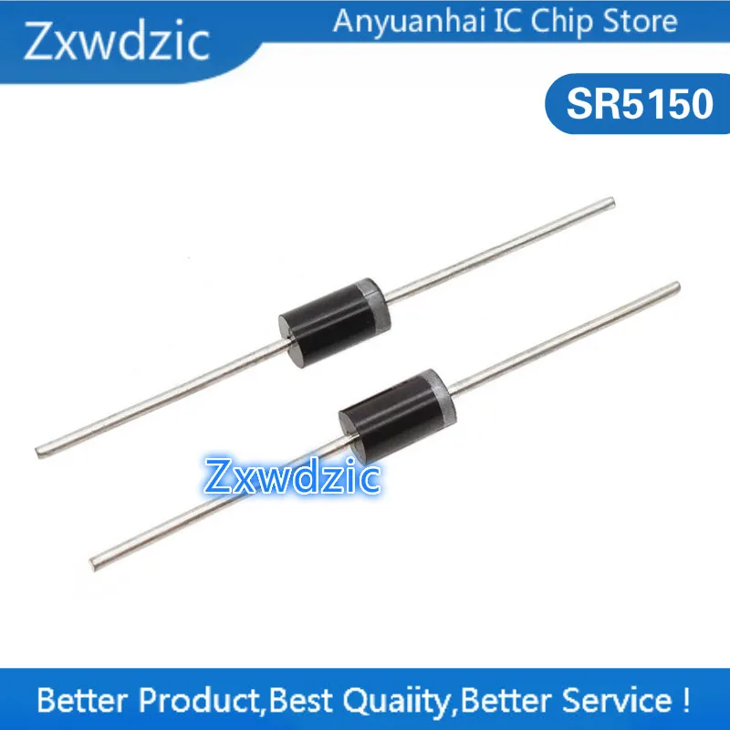 Диод Шоттки SR5150 SB5150 MBR5150, 5 А, 150 в, 10 шт., бесплатная доставка