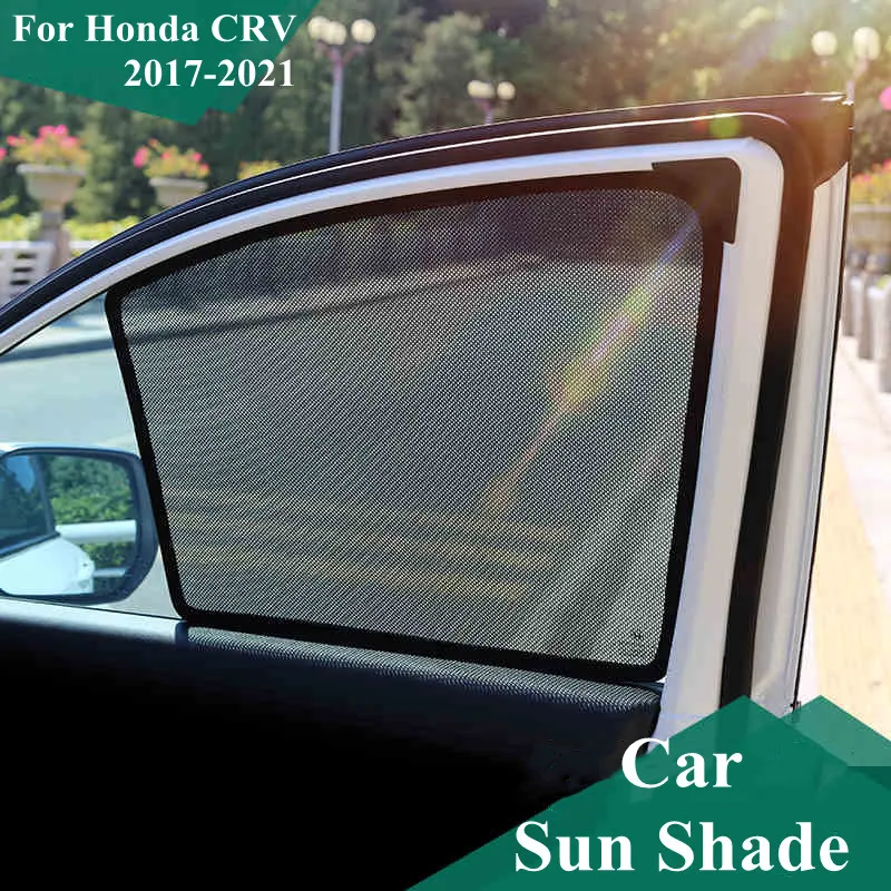 Auto Sonnenschutz Magnetische Auto Vorhang Sonnenschirm Seite Fenster UV Schutz Für Honda CRV 2017 2018 2019 2020 2021 Zubehör
