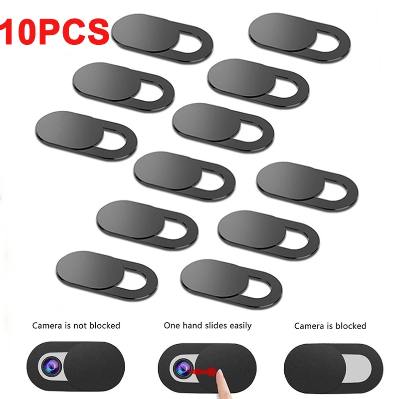1-10PCS WebCam Abdeckung Shutter Magnet Slider Kunststoff Universal Antispy Kamera Abdeckung Für Laptop iPad PC Macbook Privatsphäre aufkleber
