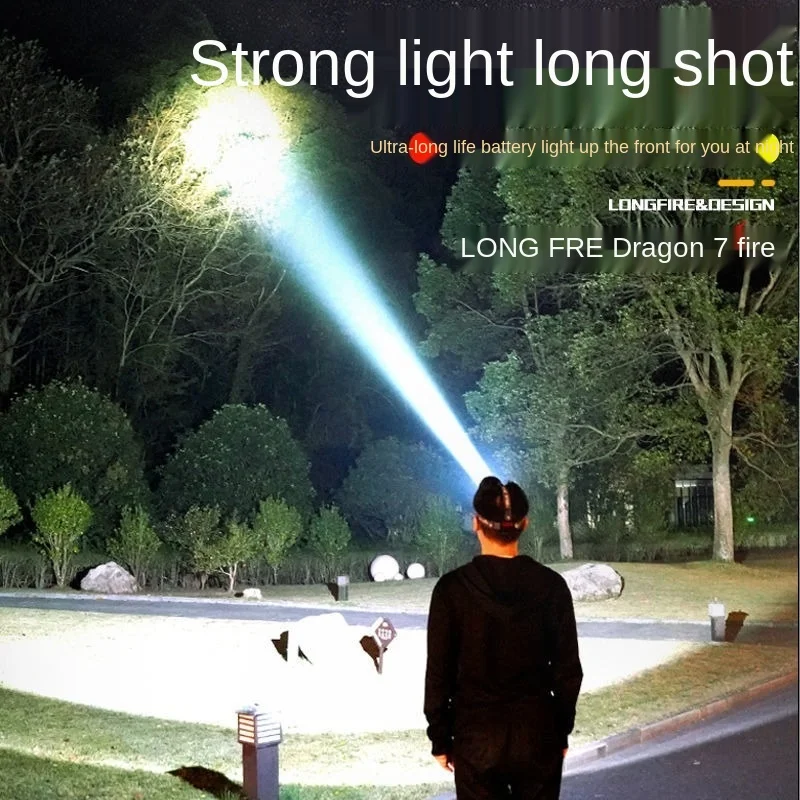 

Led Super Bright Headlamp Rechargeable Lantern High Light Mineral Lamp High Power Super Long Lithium Battery Standby Xenon