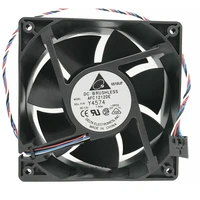 original for delta afc1212de pwm 12012038mm 12038 12cm dc 12v 1 6a ball fan thermostat inverter server cooling fan case cooler