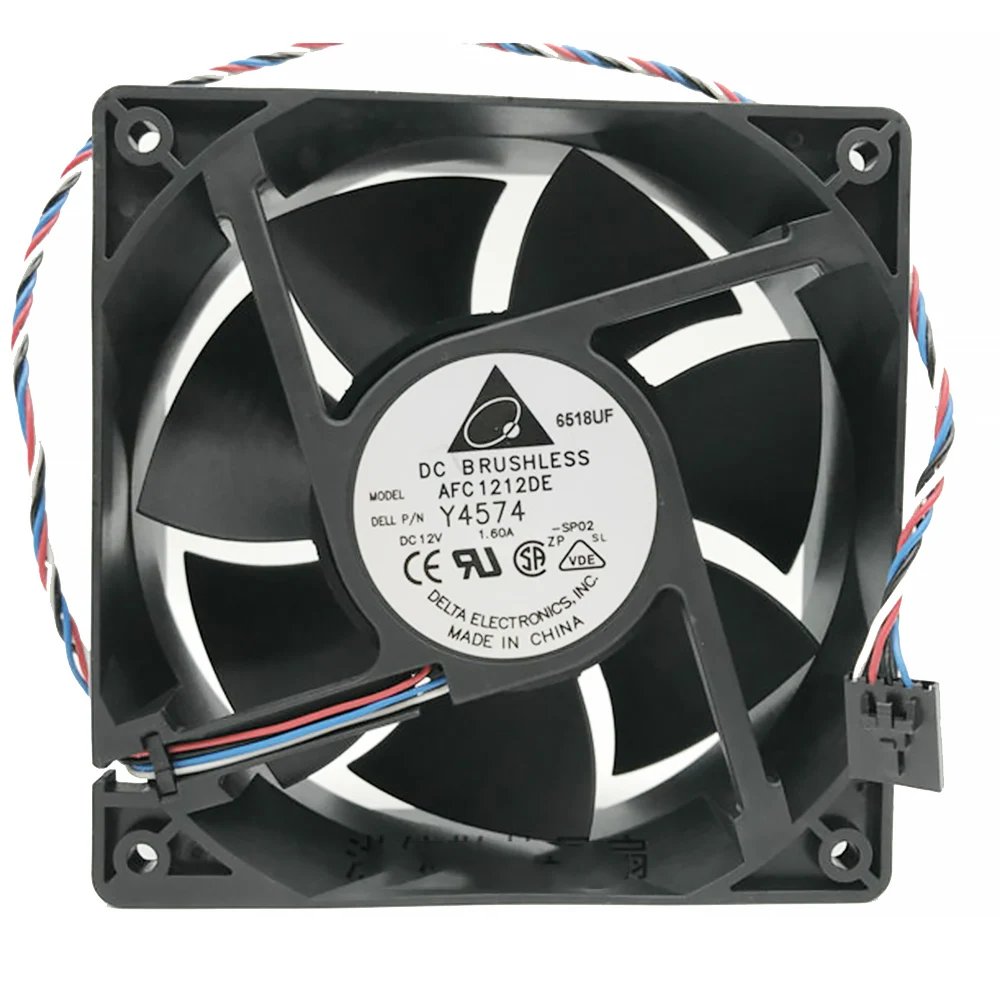 Оригинальный кулер для Delta AFC1212DE PWM 120*120*38 мм 12038 12 см DC В а шариковый вентилятор