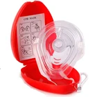 Аптечка первой помощи сердечно-легочной реанимации реаниматор с подачей воздуха спасательных дыхательная маска рот дыхание одноходовым клапаном инструменты сердечно-легочной реанимации маска карман-1 шт.