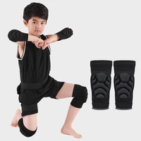 1 pair children sponge thickened ski knee pads sports dance running skating snowboard knee support protection adults