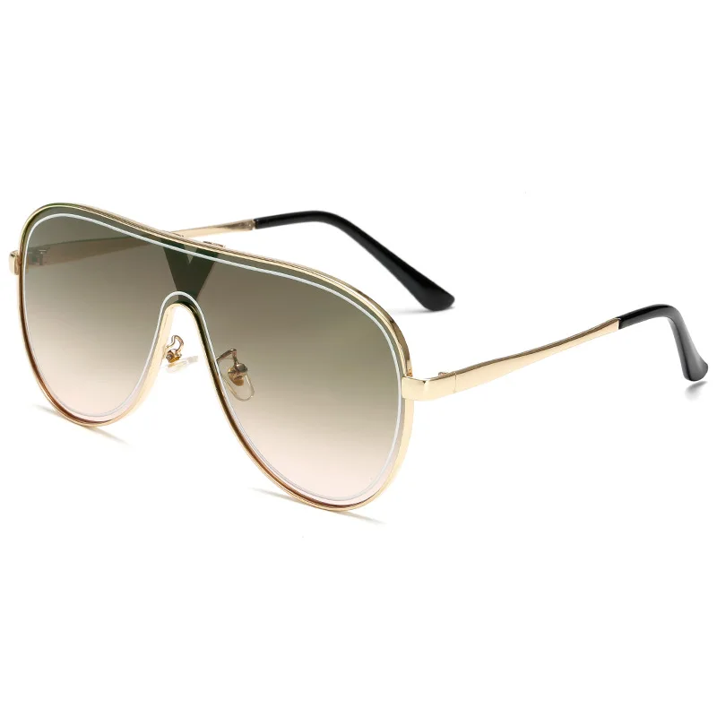 Солнцезащитные очки с соединенными линзами для мужчин и женщин стильные