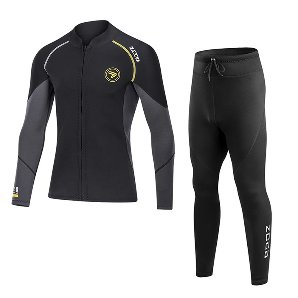Мужской неопреновый гидрокостюм для подводного плавания 1 5 мм | Спорт и