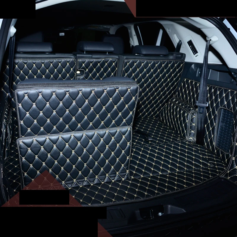 Коврик Lsrtw2017 из волоконной кожи для багажника автомобиля коврик заднего на 7 мест