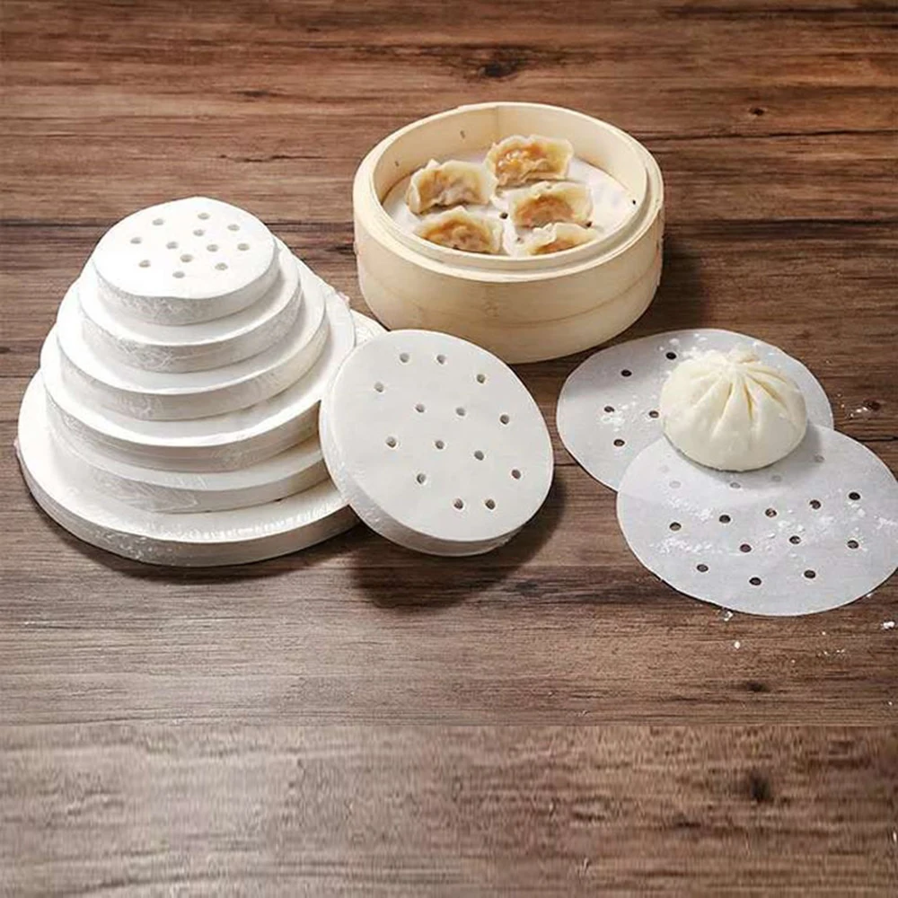 

500pcs Steamer Papers Steamer Steamed Buns Non Stick 500x Non-stick Food