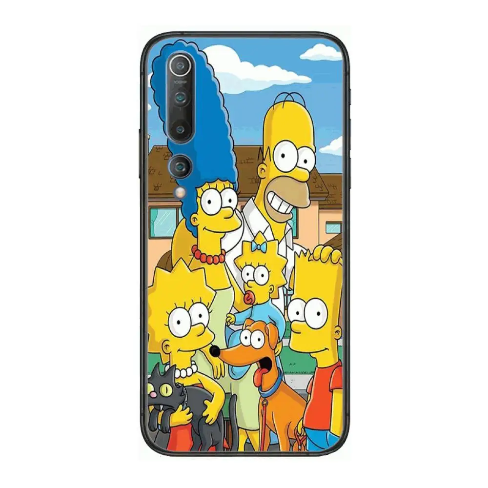 

Popular Cartoon family Phone Case For xiaomi mi11 5g 10 liti Ultra 9Pro SE 3 8 Note Anime Black Cover Silicone Back Pretty tpu