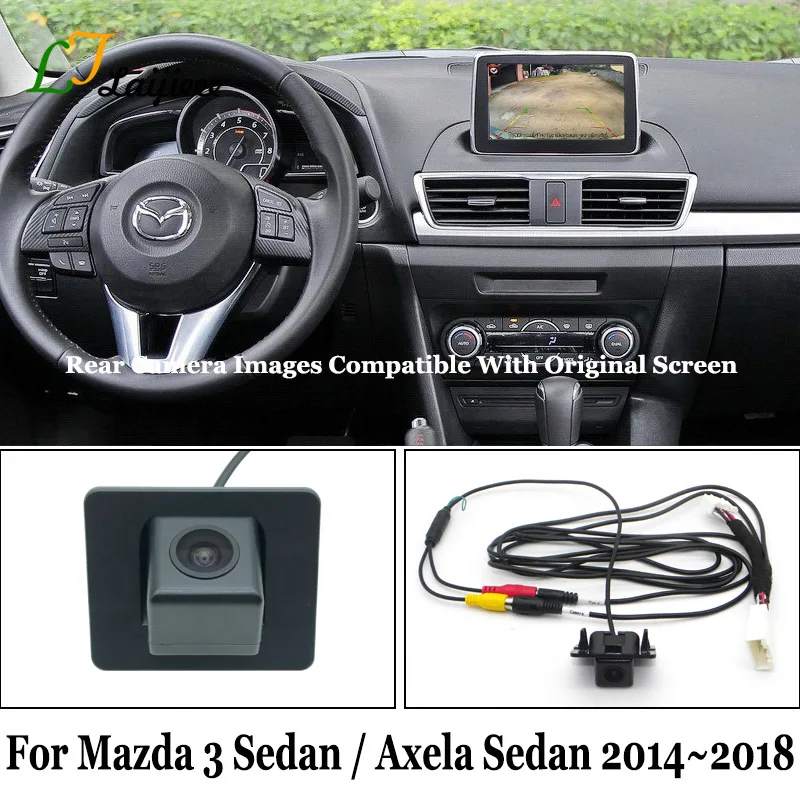 

Автомобильная камера заднего вида для Mazda 3 Mazda3 Axela Sedan BM BN 2014 2015 2016 2017 2018 OEM