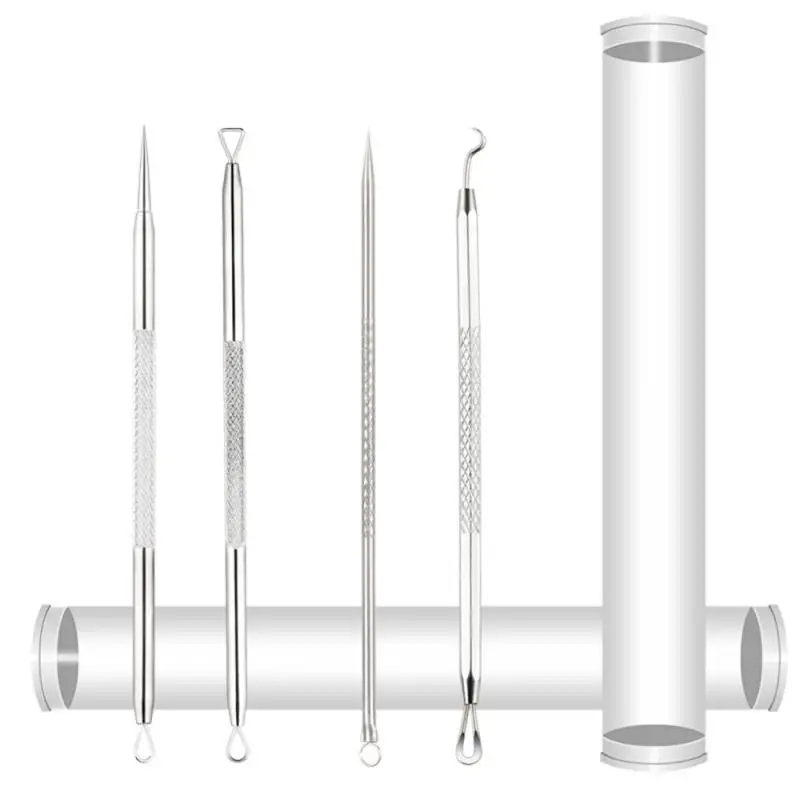 1 шт. уход за кожей Нержавеющая сталь для удаления черных точек прыщей зажим