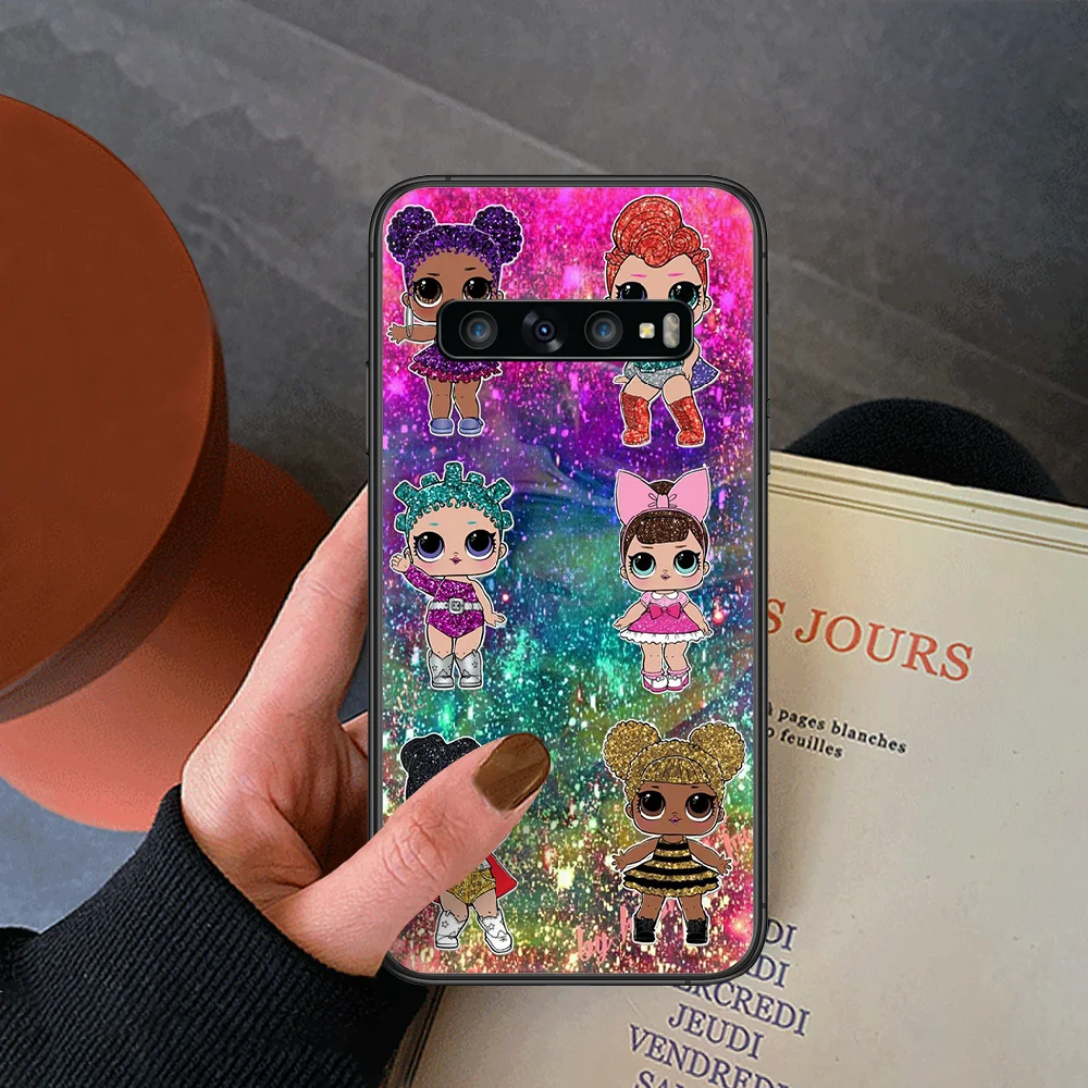 

Cartoon Lol Dolls Girls Phone Case For Samsung Galaxy Note S 8 9 10 20 Plus E Lite Uitra black Waterproof Silicone Cover Soft