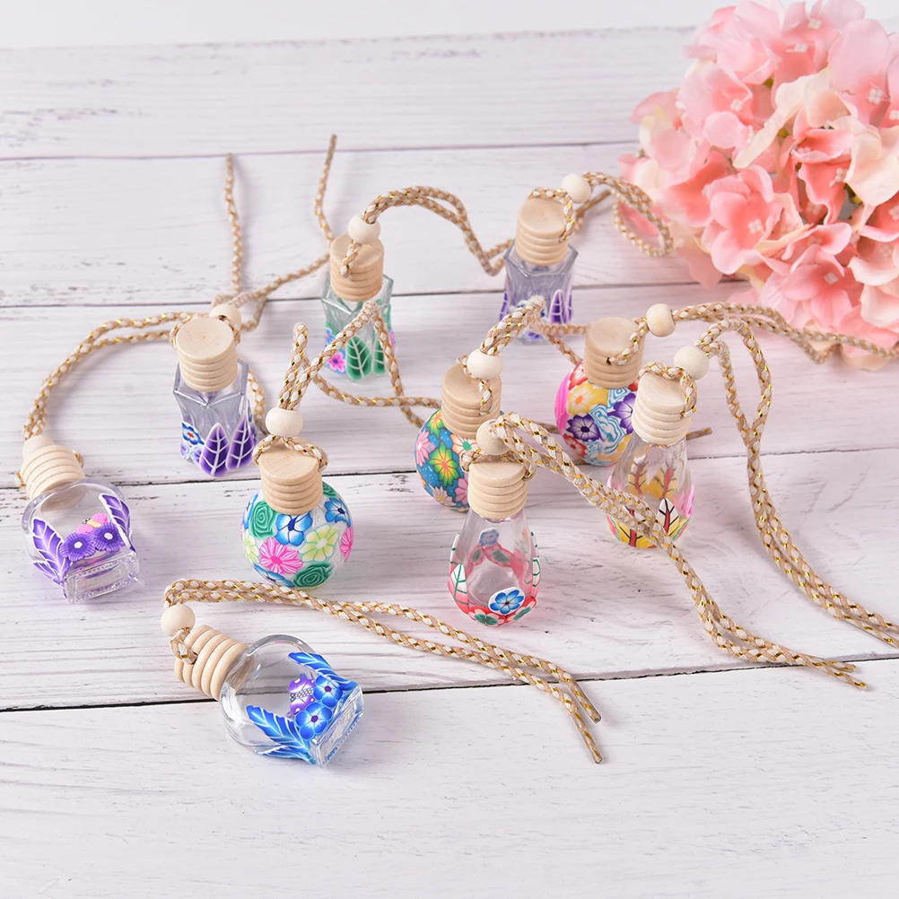 Милый стеклянный флакон для духов 12 мл полимерные глиняные флаконы эфирных масел