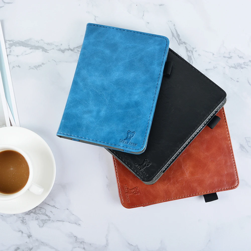 Чехол для Kobo Clara HD 6 дюймов с держателем для рук электронная книга из искусственной кожи умный чехол защитный чехол+ Защитная пленка+ стилус