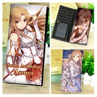 anime sword art online long wallet yuki asuna womens coin purse
