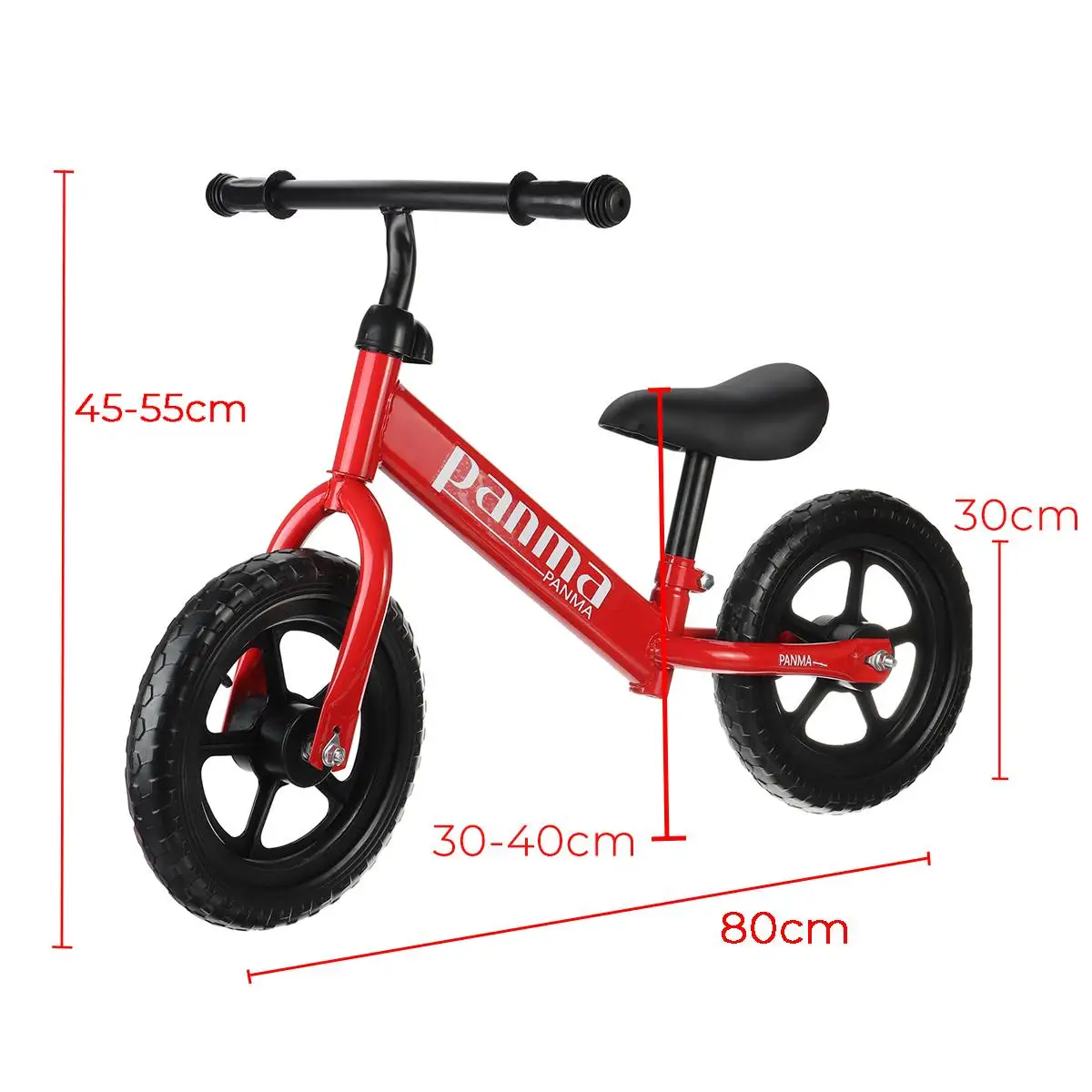 

12 Inch Baby Balance Bike Walker Kids Ride On Toy for 2-6 Years Old Children for Learning Walk Two Wheel Scooter No Foot Pedal