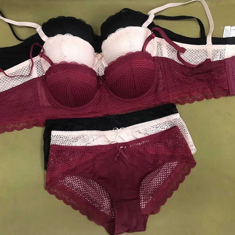 

the New Push Up Bra Set, Comfortably Gathers Up the Underwear, Ladies Underwear and Panty Set, Large Size Bra