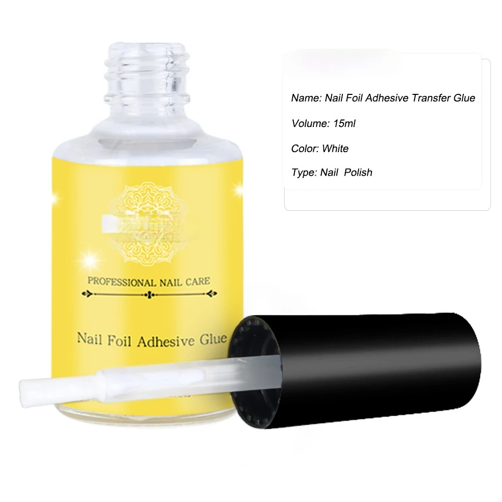

15ml Starlight Glue Used To Transfer Aluminum Foil Stickers Starlight Paper Adhesive Nail Retouching Nail Art Accessories Tool
