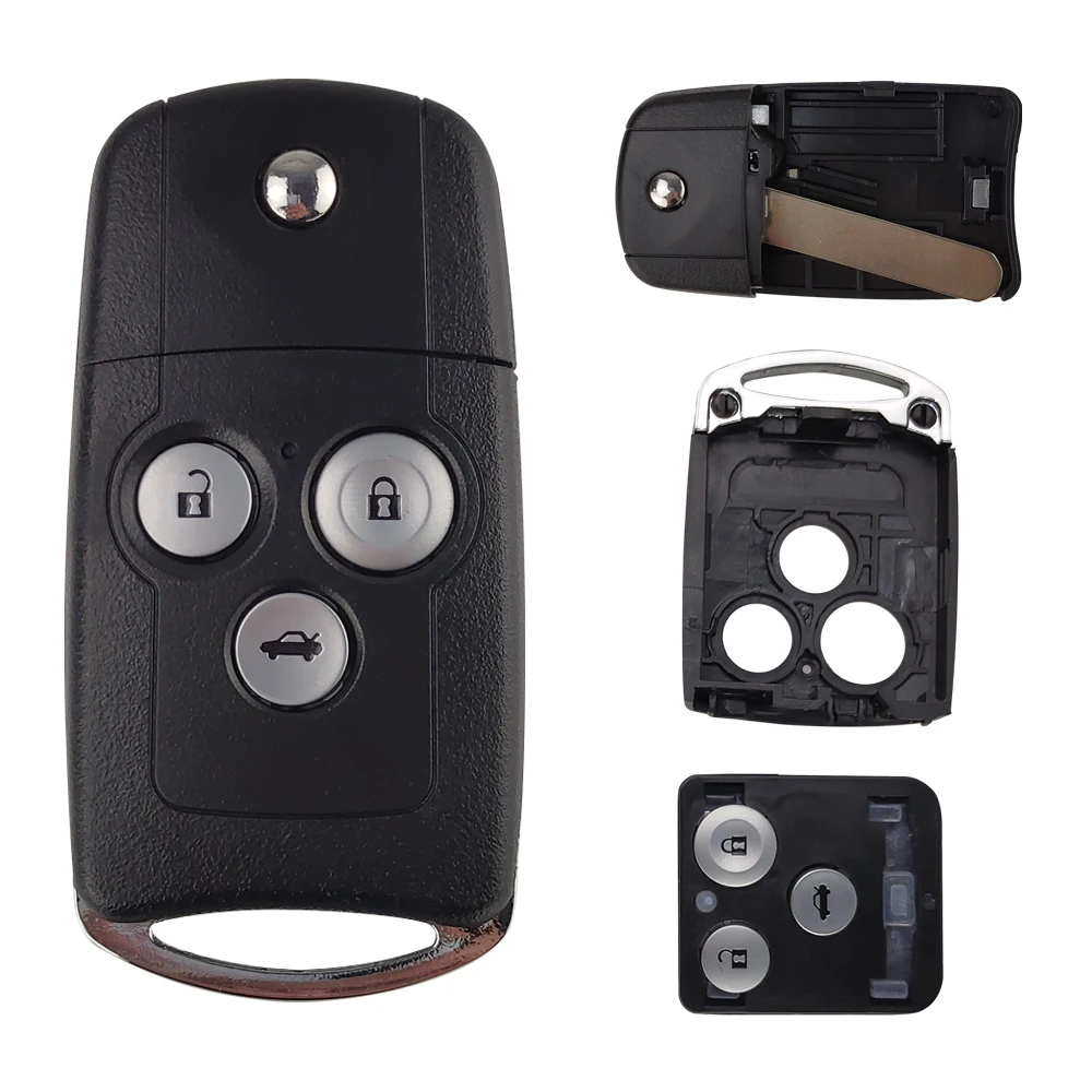 Okeytech 3 кнопки дистанционный ключ для автомобиля Fob чехол в виде ракушки
