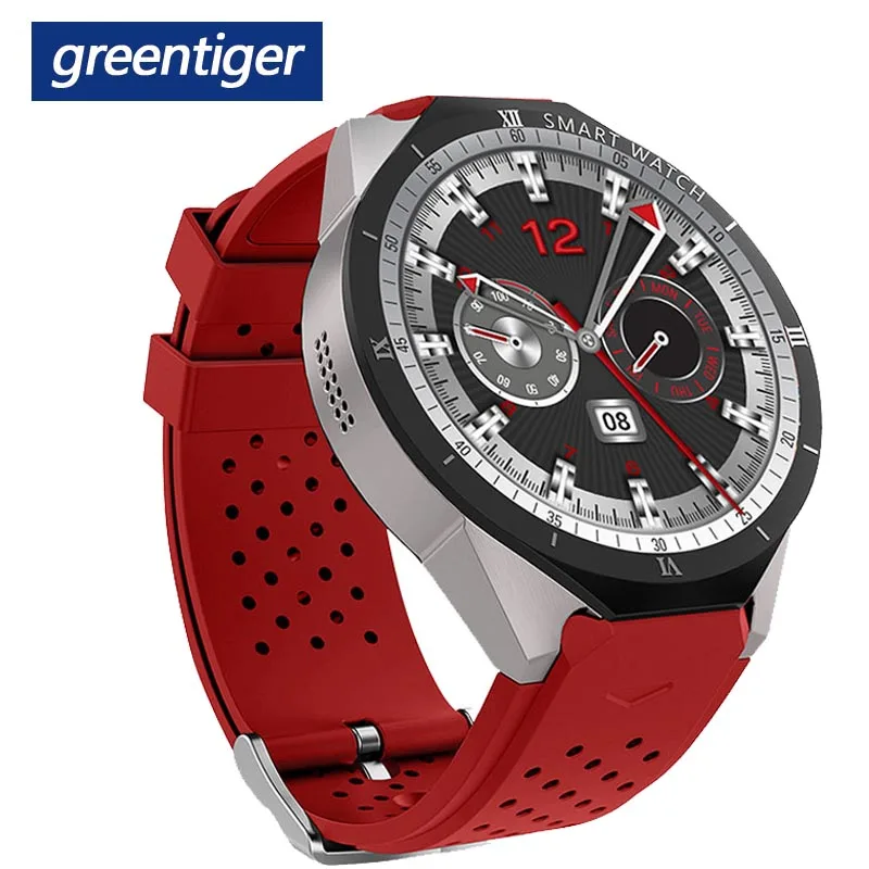Смарт-часы Greentiger KW88 Pro, gps, 3G, четырехъядерный 1. 3g, Гц, Bluetooth 4,0, умный браслет, 1,39 дюймов, монитор сердечного ритма, умный Браслет