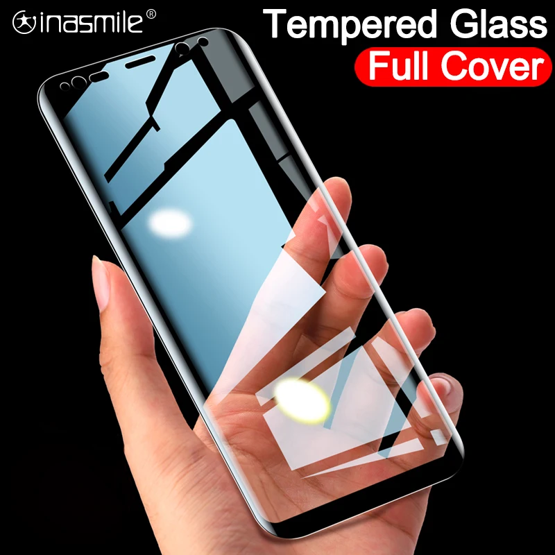 Изогнутое закаленное стекло с полным покрытием для Samsung Galaxy S8 S9 Plus S7 Edge Note 9 8