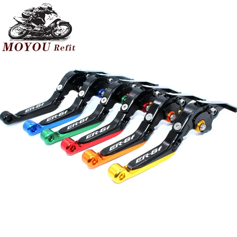 

For KAWASAKI ER 6F ER6F 2009-2016 2015 2010 2011 2012 Motorcycle Brake Clutch Lever Extendable Adjustable Hand Grip Handlebar