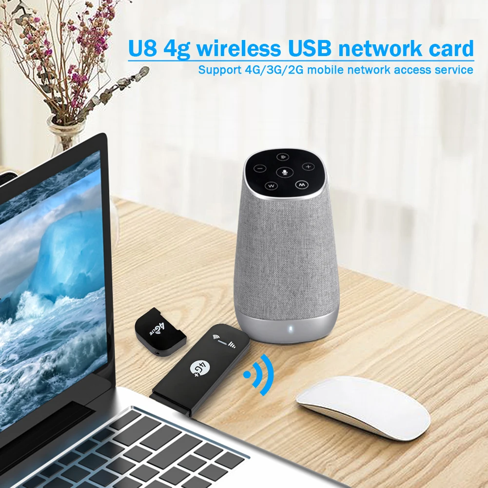 u8 4g desktop computer wireless network card usb wifi dongle adapter for pc for pc desktop computer laptop for qualcomm 9207 free global shipping