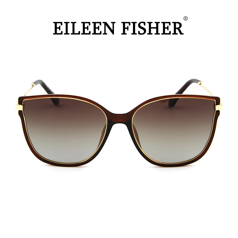 Женские солнцезащитные очки кошачий глаз EILEEN FISHER брендовые дизайнерские