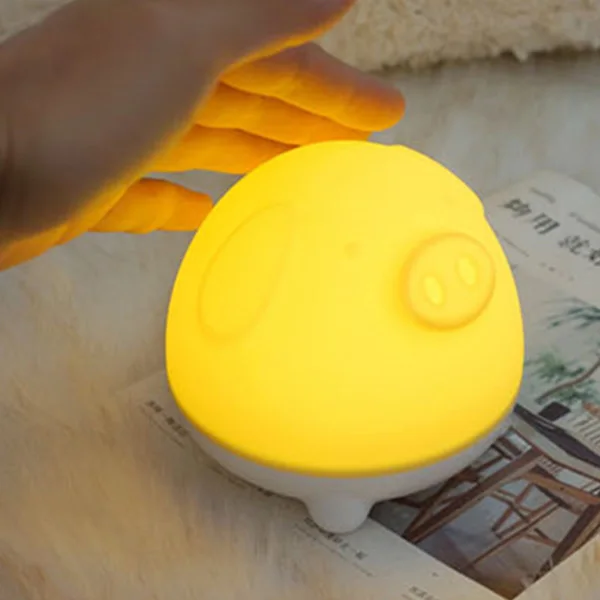 Новый милый цветной СВЕТОДИОДНЫЙ Светильник-ночник с usb-зарядкой и изображением