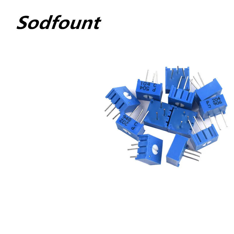 

13 шт., набор потенциометров 3362P 101/201/501/102/202/502/103 100R 200R 500R 1K 2K 5K 10K 20K 50K 203/503 K 100K 200K 500K 1M