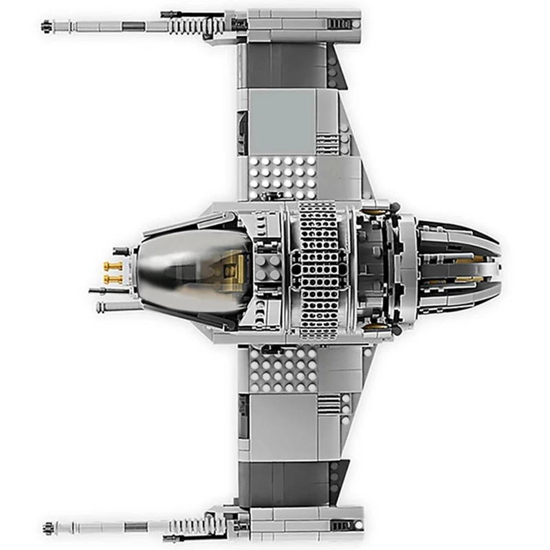 В наличии 1487Pcs Star Plan The B-Wing Starfighter Mobile 10227 MOD Ver. Строительный блок MOC-05045 Space Wars