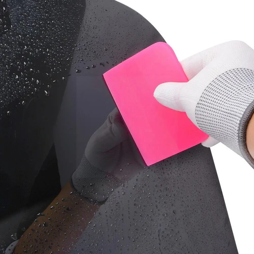 

Car Film Install Squeegee Pink Scraper Vinyl Wrap Water Ice Auto Tint Cleaning Household Wiper Tool T0M4