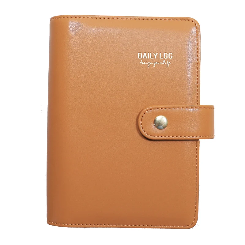 Корейский ежедневник A5A6 планировщик кожаный чехол для блокнота на спирали ретро